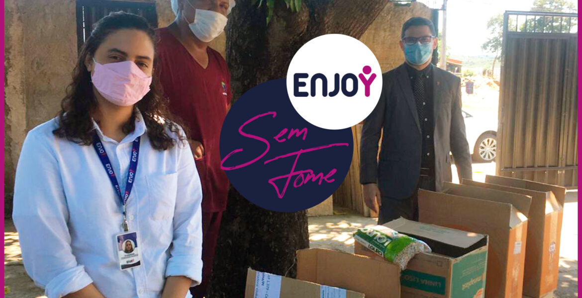 Rede Enjoy lança campanha solidária para arrecadação de alimentos